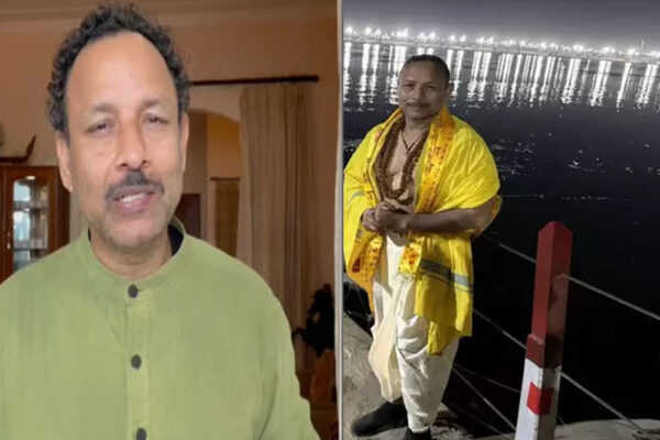 समाजवादी पार्टी की महाकुंभ में एंट्री, सपा प्रवक्ता अनुराग भदौरिया ने संगम में लगाई डुबकी