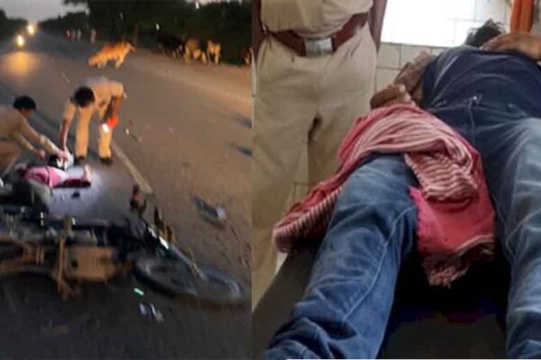 लोगों ने अस्पताल पहुंचाकर बचाई जान, छत्तीसगढ़-रामानुजगंज में बाइक फिसलने से घायल हुआ युवक