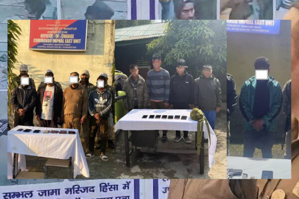 मणिपुर में सुरक्षा बलों को मिली कामयाबी, दो जिलों से गिरफ्तार किए गए 9 उग्रवादी, भारी मात्रा हथियार बरामद