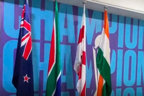 पाकिस्तान में लहराया भारत का राष्ट्रीय ध्वज, PCB ने अपनी गलती को सुधारा