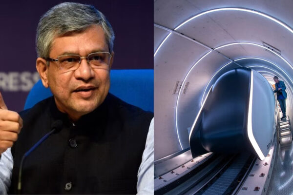 जयपुर से दिल्ली का सफर मात्र 30 मिनट में! देश का पहला हाइपरलूप टेस्ट ट्रैक तैयार1100 KM प्रति घंटा की स्पीड से दौड़ेगी ट्रेन