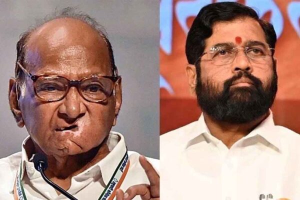 शरद पवार ने एकनाथ शिंदे को किया सम्मानित, महाराष्ट्र में राजनीतिक माहौल गरमा गया, भड़की की शिवसेना