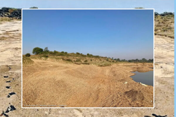 470 किमी लंबे इलाके में बहने वाली सिंध नदी कई जगहों पर सूखकर गड्ढों में तब्दील हो गई