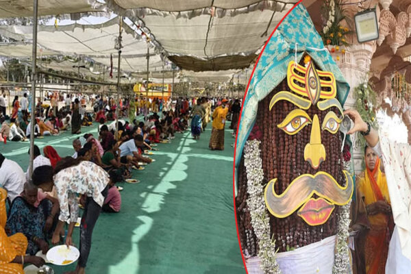 कुबेरेश्वरधाम में रुद्राक्ष महोत्सव का छठवा दिन, शिवमहापुराण कथा में उमड़ा भक्तों का सैलाब