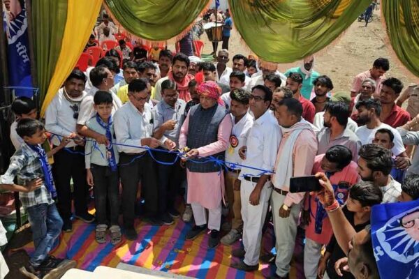 अंबेडकर परिसर निर्माण हेतु विधायक ने 15 लाख देने की घोषणा की