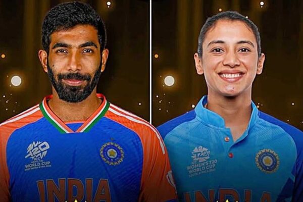 जसप्रीत बुमराह और स्मृति मंधाना बने दुनिया के सर्वश्रेष्ठ क्रिकेटर, 5 और खिलाड़ियों को भी सम्मान
