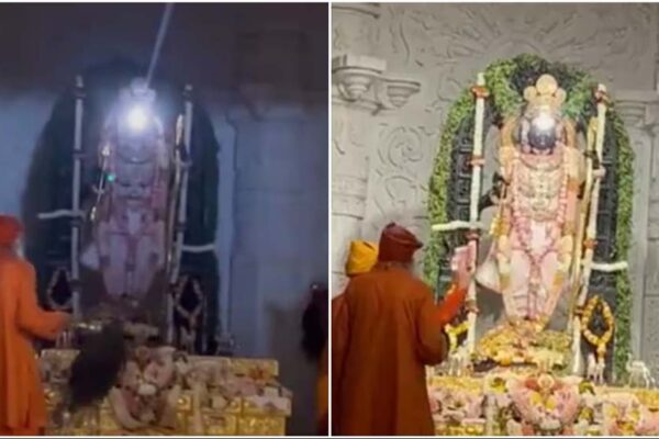 राम मंदिर में सूर्य की किरणों से रामलला का हुआ अभिषेक, अयोध्या में रामनवमी पर जश्न का माहौल