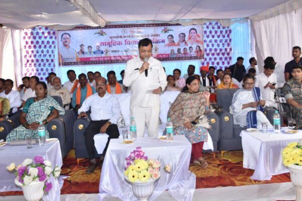 मुख्यमंत्री कन्या विवाह योजना से बिना किसी कर्ज के शादी से परिजनों को बहुत राहत मिल रही: सेवकराम नेताम