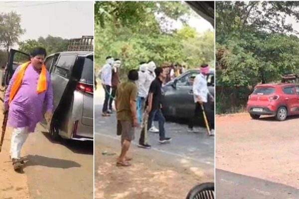 भिंड में एक युवक की कार को बदमाशों ने घेर लिया, BJP विधायक अंबरीश शर्मा के पहुंचते ही वो वहां से भागे