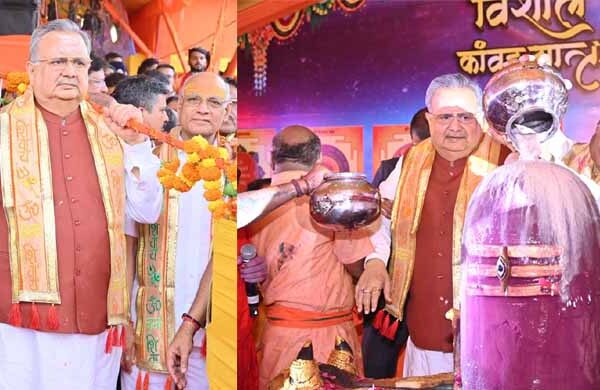 मुख्यमंत्री ने सावन में शिव का रूद्राभिषेक कर मांगी प्रदेशवासियों की सुख-शांति की प्रार्थना