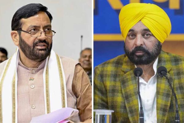 नायब सैनी ने भगवंत मान को भेजा पत्र, पंजाब बाढ़ में मदद का जताया समर्थन