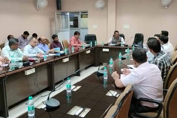 राज्य स्तरीय बाढ़ नियंत्रण कक्ष में प्रदेश में वर्षा की स्थिति की समीक्षा