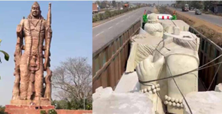 पुरानी प्रतिमा के स्वरूप पर उठे थे सवाल, कौशल्या धाम में पहुंची प्रभु श्रीराम की नई प्रतिमा