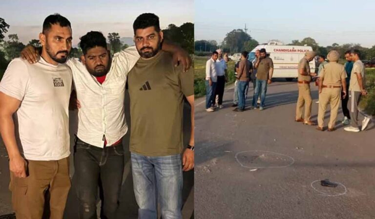 Chandigarh में मुठभेड़ के बाद ‘गोलू गोहाना’ गिरफ्तार, पैर में गोली लगने से घायल